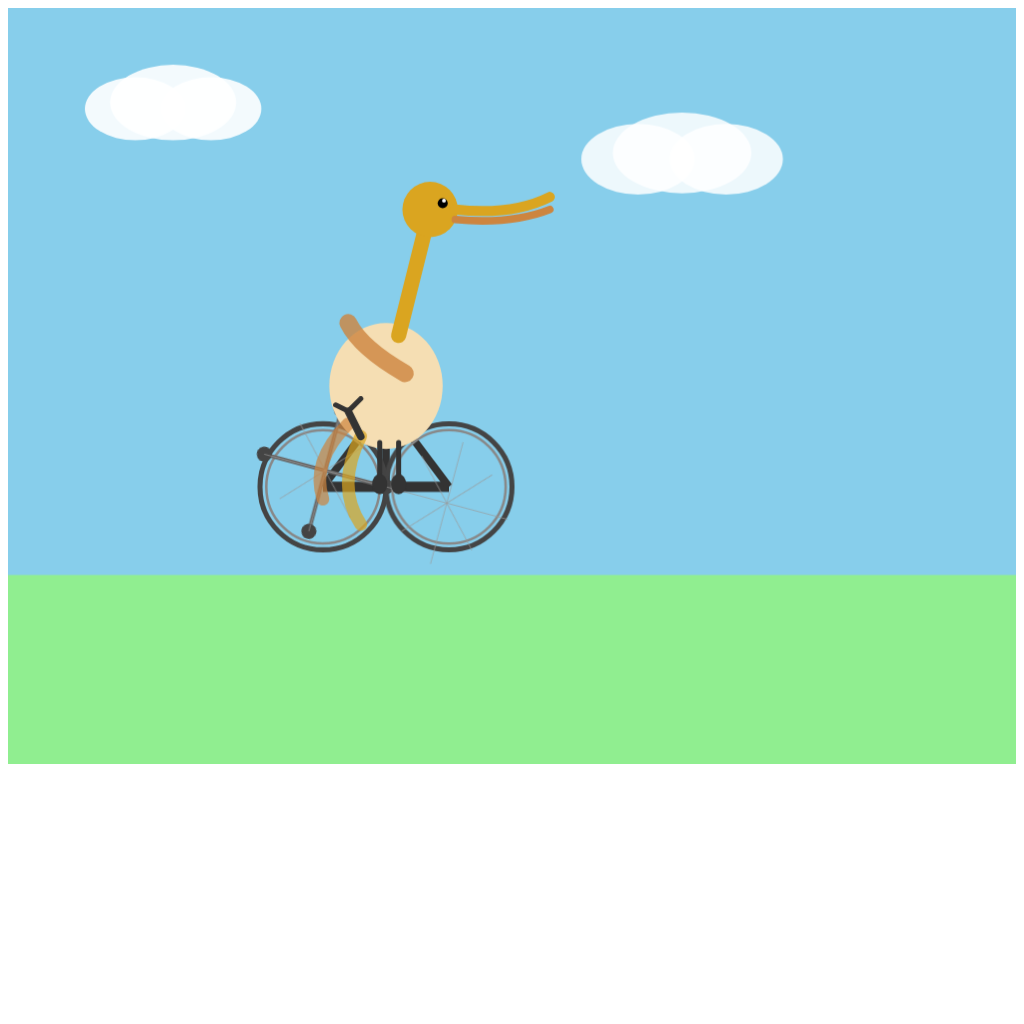 Pelican test artwork by ycy for Claude Haiku 4.5