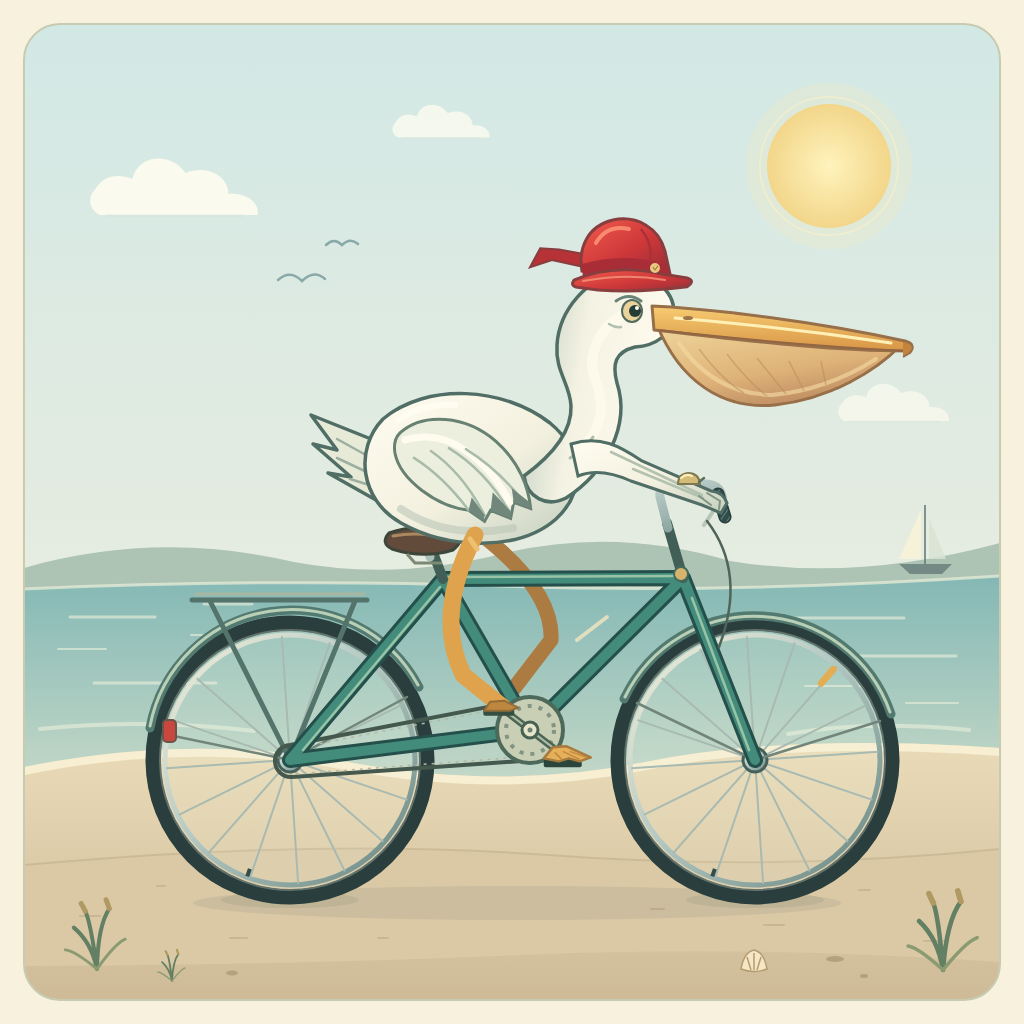 TKToken-GPT-PRO 的 GPT 6.1 Sol 鹈鹕测试画作