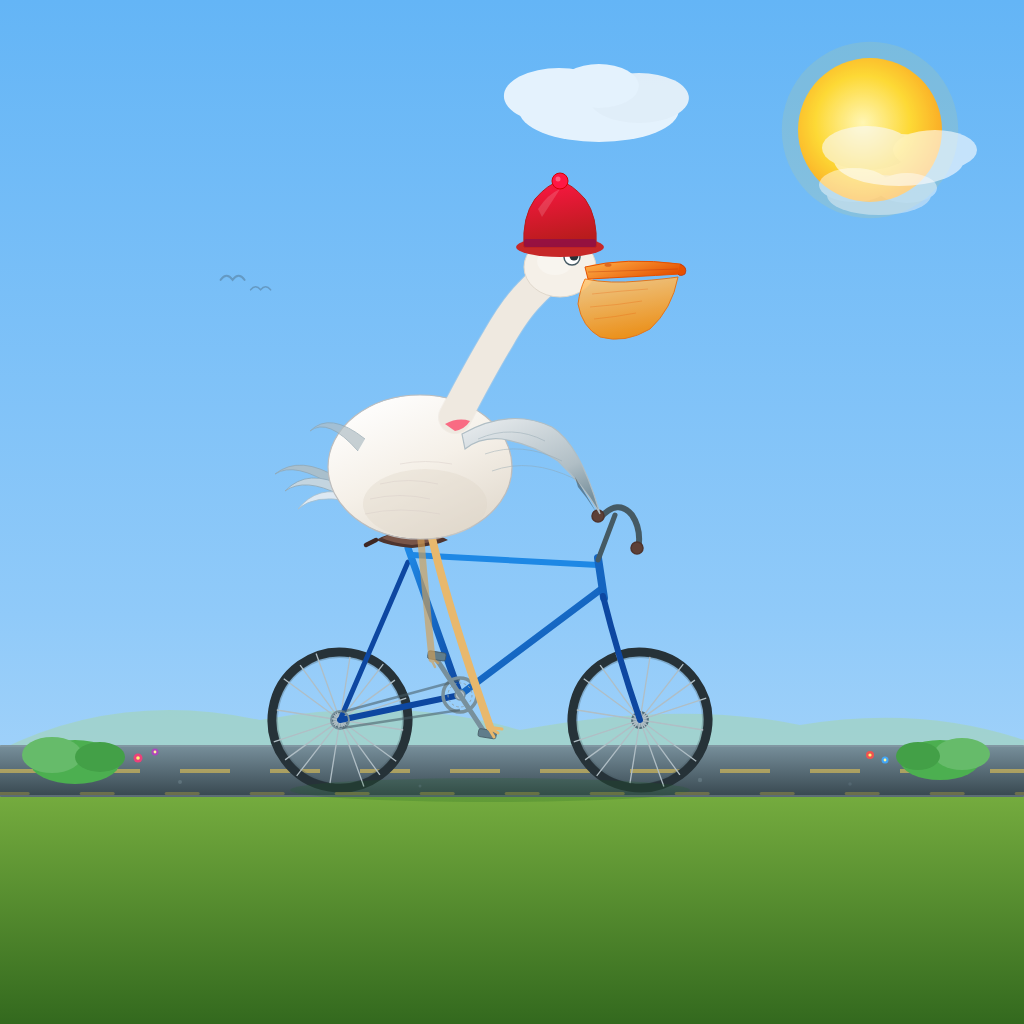 Claude Max 20x 的 Claude Opus 4.6 鹈鹕测试画作