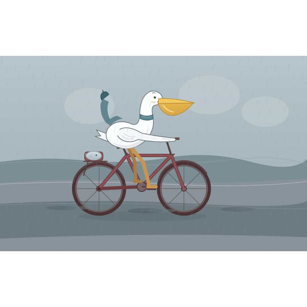 Pelican test artwork by XW-Claude for Claude Fable 5.1